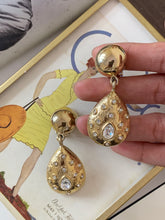 Load image into Gallery viewer, Vintage Diamond Drop Earrings