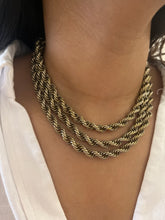 Load image into Gallery viewer, Vintage Monet French Rope Layered Necklace