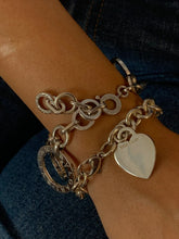 Load image into Gallery viewer, Vintage Bvlgari Chunky Ring Silver Bracelet