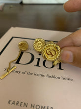 Load image into Gallery viewer, Vintage Christian Dior CD Cufflinks + Tie Tack Set