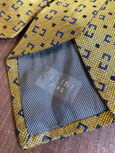 Vintage Celine Logo Tie