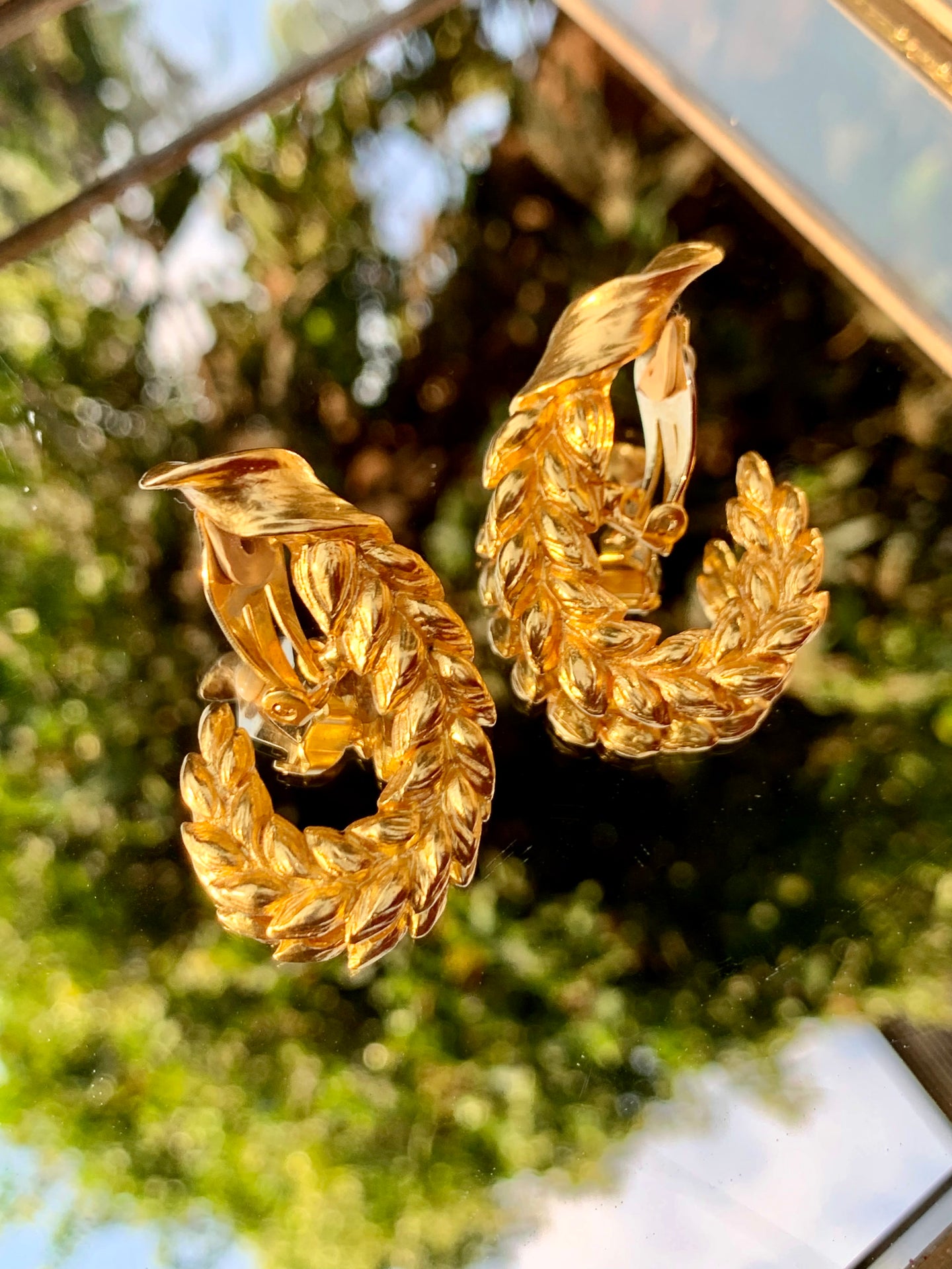 Vintage Kenzo Floral Earcuff Earrings
