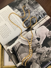 Load image into Gallery viewer, Vintage Diamond Drop Lariat Necklace