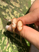 Load image into Gallery viewer, Oval Cameo Earrings