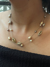 Load image into Gallery viewer, Vintage Pearl &amp; Conch String Necklace