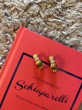 Load image into Gallery viewer, Vintage Braided Diamond Earrings