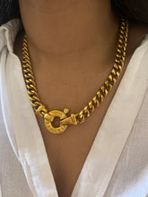 Load image into Gallery viewer, Vintage Agatha Chunky Link Necklace