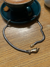 Load image into Gallery viewer, Vintage Serpent Lariat Necklace