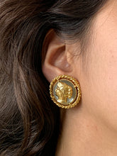 Load image into Gallery viewer, Vintage Yves Saint Laurent Cameo Earrings