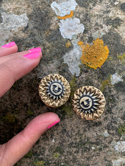 Vintage Sun Earrings