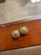 Load image into Gallery viewer, Vintage Nina Ricci Diamond Bug Earrings