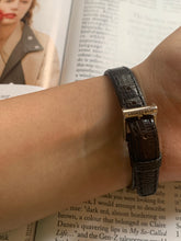 Load image into Gallery viewer, Vintage Tiffany &amp; Co. Atlas Brown Leather Watch