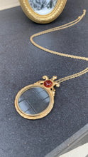 Load image into Gallery viewer, Vintage Magnifying Glass Necklace