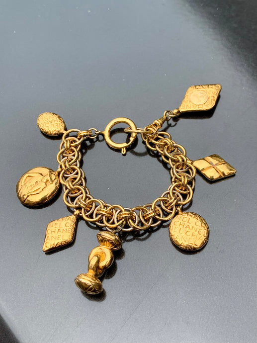Vintage Chanel Chunky Layered Bracelet