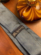 Load image into Gallery viewer, Vintage Burberry Blue Dotted Tie