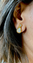 Load image into Gallery viewer, Vintage Diamond Drop Earrings