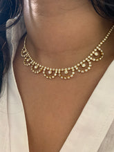 Load image into Gallery viewer, Vintage Diamond Scallop Necklace