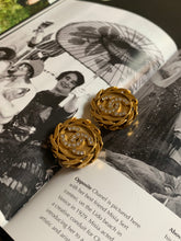 Load image into Gallery viewer, Vintage Chanel Diamond CC Logo Earrings