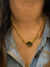Load image into Gallery viewer, Vintage Fendi Logo Coin Necklace