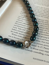 Load image into Gallery viewer, Vintage Blue Pearl Necklace