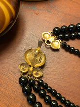 Load image into Gallery viewer, Vintage Monet Black Layered Necklace