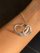 Load image into Gallery viewer, Vintage Tiffany &amp; Co. Sterling Double Heart Necklace