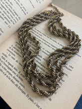 Load image into Gallery viewer, Vintage Monet French Rope Layered Necklace