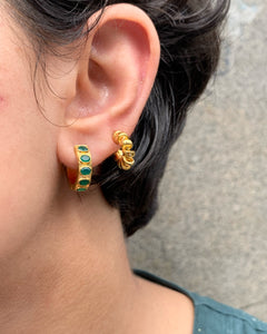 Green Onyx Huggies