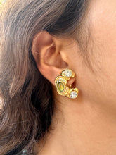 Load image into Gallery viewer, Vintage Croissant Earrings