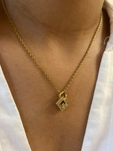 Load image into Gallery viewer, Vintage Givenchy Diamond G Logo Necklace
