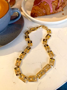 Vintage Givenchy Box Necklace