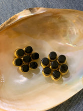Load image into Gallery viewer, Vintage Italy Black Onyx Earrings