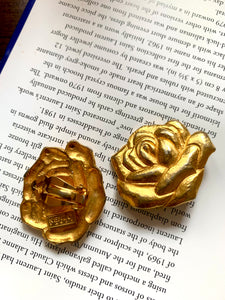 Vintage Kenzo Chunky Flower Earrings