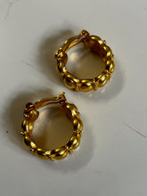 Load image into Gallery viewer, Vintage Karl Lagerfeld Hoop Earrings