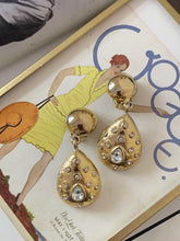 Load image into Gallery viewer, Vintage Diamond Drop Earrings