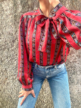 Load image into Gallery viewer, Vintage Givenchy Red Blouse