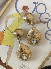 Load image into Gallery viewer, Vintage Diamond Drop Earrings