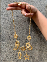 Load image into Gallery viewer, Vintage Remy Dis Paris Ocean Charm Necklace