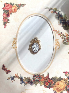 Cameo Rose Charm