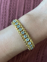 Load image into Gallery viewer, Vintage Diamond Link Bracelet