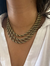 Load image into Gallery viewer, Vintage Monet French Rope Layered Necklace