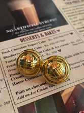 Load image into Gallery viewer, Vintage Givenchy Logo Earrings