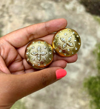 Load image into Gallery viewer, Vintage Patterned Earrings
