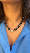Load image into Gallery viewer, Vintage Blue Pearl Necklace