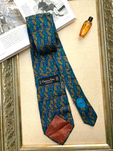 Load image into Gallery viewer, Vintage Christian Dior Blue Tie