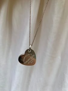 Vintage Tiffany & Co. Double Heart Necklace