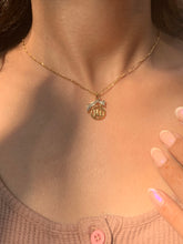 Load image into Gallery viewer, Vintage Nina Ricci NR Diamond Bow Necklace