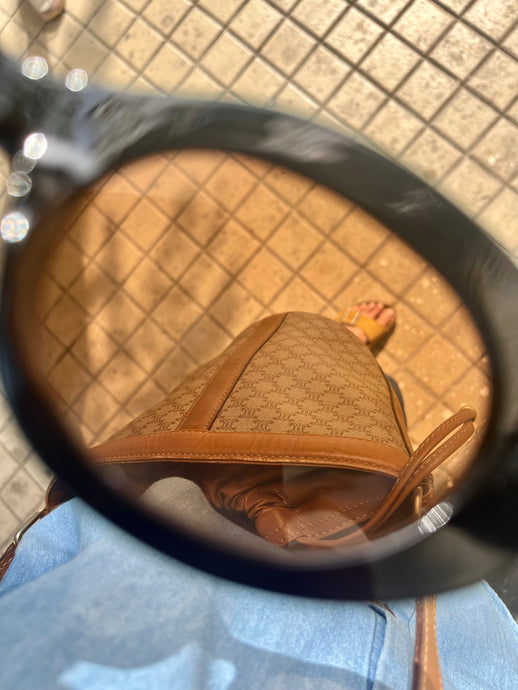 Vintage Celine Bucket Crossbody Bag