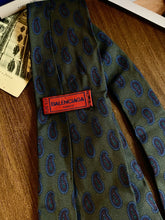 Load image into Gallery viewer, Vintage Balenciaga Paris Peacock Feather Tie