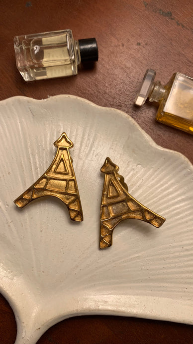 Vintage YSL Eiffel Tower Earrings